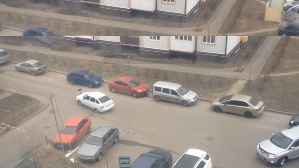 В Пятигорске парень поругался с девушкой и протащил ее на двери автомобиля