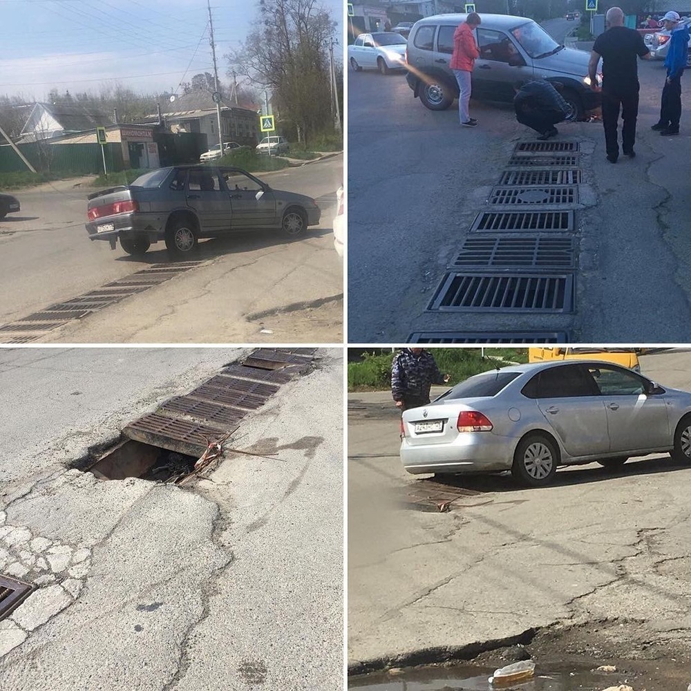 Автомобилисты пожаловались на испорченные машины из-за открытого люка в Ставрополе