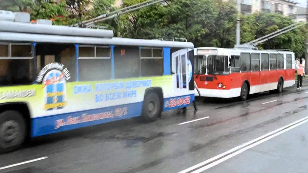Транспортный коллапс в Ставрополе устроил троллейбус