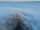 Фантастический вид рассекающего облака Машука попал в объектив ставропольского фотографа 