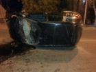 В результате ДТП водителя ВАЗа выкинуло через заднее стекло