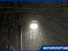 Обильный снегопад прошел ночью в Ставрополе 