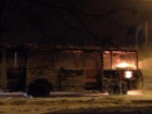 Пассажирский ПАЗик сгорел дотла в Ставрополе