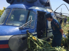 В Кабардино-Балкарии частный вертолет совершил экстренную посадку в поле