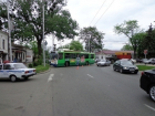 В ДТП в Ставрополе попал троллейбус с пассажирами