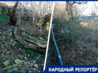В Ставрополе рядом с «Солдатом» на Крепостной появилась мусорная гора 