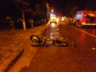 Мотоциклист на Kawasaki и водитель ВАЗ-2107 столкнулись в Кисловодске