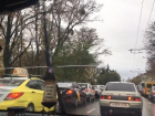 «Город встал»: дождь парализовал движение на дорогах Ставрополя