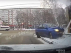 В Ставрополе водитель при странных обстоятельствах попал в аварию 