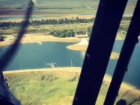 Захватыващие кадры полета над Сенгилеевским водохранилищем попали в сеть
