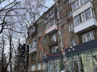 Сильный ветер вырвал балкон на улице Ленина в Ставрополе: фото 