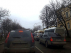 Дорожный затор на проспекте Карла Маркса произошел из-за митинга в Ставрополе