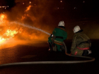 Крупный пожар на пятигорском рынке «Грис» попал на видео
