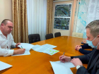 Руководители «Невинномысского Азота» встретились с главой города Михаилом Миненковым