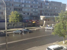 Жуткий потоп устроили повредившие водопровод  строители в центре Ставрополя