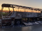 Следовавший из Пятигорска в Симферополь автобус сгорел на трассе Краснодарского края 