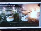 Появилось видео с предполагаемым падением БПЛА на нефтебазе в Светлограде