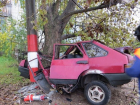 Автовор угнал ВАЗ из Ставрополя и врезался на нем в дерево во время погони