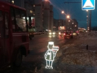 Яркие маленькие "человечки" появились возле переходов в Ставрополе 