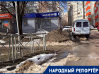 Огромные грязные сугробы шокировали гостью Ставрополя