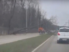 В Ставрополе случился транспортный коллапс из-за ДТП и упавшего дерева