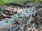 Река Чла «утонула» в пластиковых бутылках и отходах в Ставрополе 