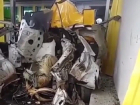 "Легковушку" разорвало на части от взрыва на заправке в Ставропольском крае