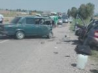 В Минераловодском районе столкнулись автомобиль две легковушки