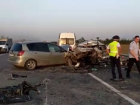 На трассе в Георгиевском округе в массовой аварии погибли пять человек