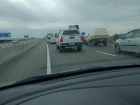 Многокилометровая пробка образовалась на трассе между Ставрополем и Невинномысском