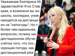 «Мы сидим дома»: ставропольские школьники пожаловались Мизулиной на запрет посещения школы