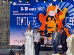 Оксана Федорова снимает выпуск своего шоу на Ставрополье