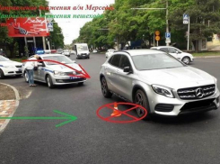 Ставропольчанка на Mercedes-Benz наехала на пятилетнюю девочку