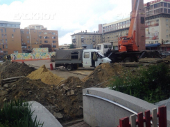 Площадь Ангела реконструируют ко Дню города Ставрополя