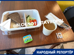 «Из комфортности лишь столовые приборы»: меню в ставропольском аэропорту продолжает шокировать пассажиров