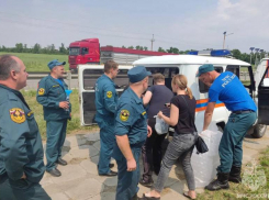 Спасатели Ростовской области организовали подвоз питьевой воды недалеко от границы со Ставропольским краем