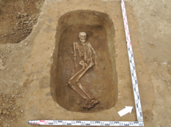 Скелет и находки быта раннего железного века откопали на Ставрополье археологи