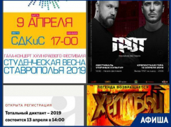 Краевой этап студвесны, выступление группы «Грот», «Тотальный диктант»: Ставрополь ждет насыщенная неделя