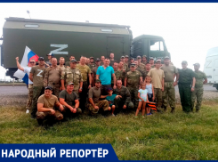 Ставропольцы радостно встретили вернувшихся со спецоперации военных