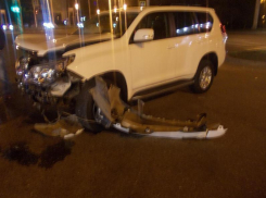 В Ставрополе отечественная легковушка столкнулась с внедорожником