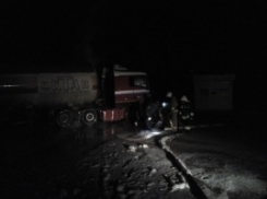 На заправке Ставрополья загорелась автоцистерна со сжиженным газом