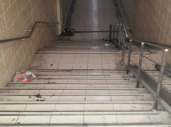 В помойку превратили подземный переход в Минеральных Водах