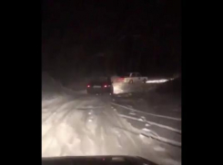 Ночной штурм Машука пятигорскими дрифтерами попал на видео