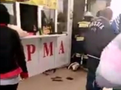 Сгорела дотла торговая точка по продаже шаурмы на Верхнем рынке в Ставрополе