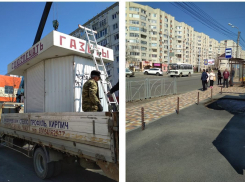 В Ставрополе демонтируют незаконные ларьки