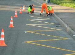 Новая дорожная разметка из термопластика появилась в Ставрополе