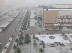 Первый снег выпал в Ставрополе 13 декабря