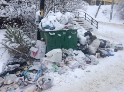 Стоит начаться зиме, как мусор перестают вывозить, - житель Ставрополя