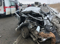 Водитель «десятки» погиб в жестком лобовом ДТП с рейсовым автобусом на Ставрополье 