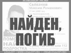 Подростка, которого искали больше недели на Ставрополье, нашли мертвым